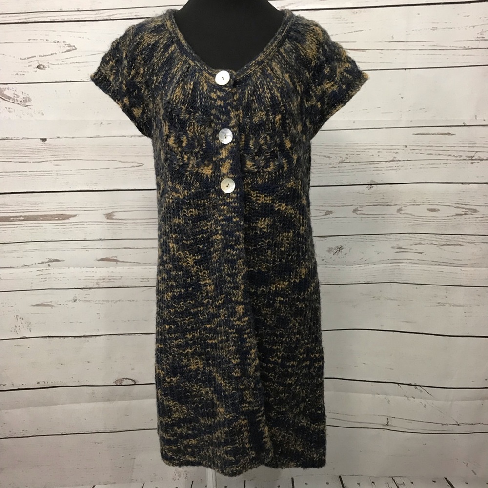 Angie Long Sweater with Cap Sleeves Size M